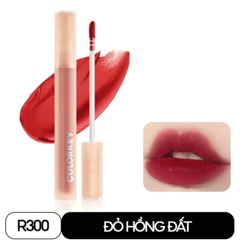 Son Kem Lì Colorkey R300 Đỏ Hồng Đất 1.8g