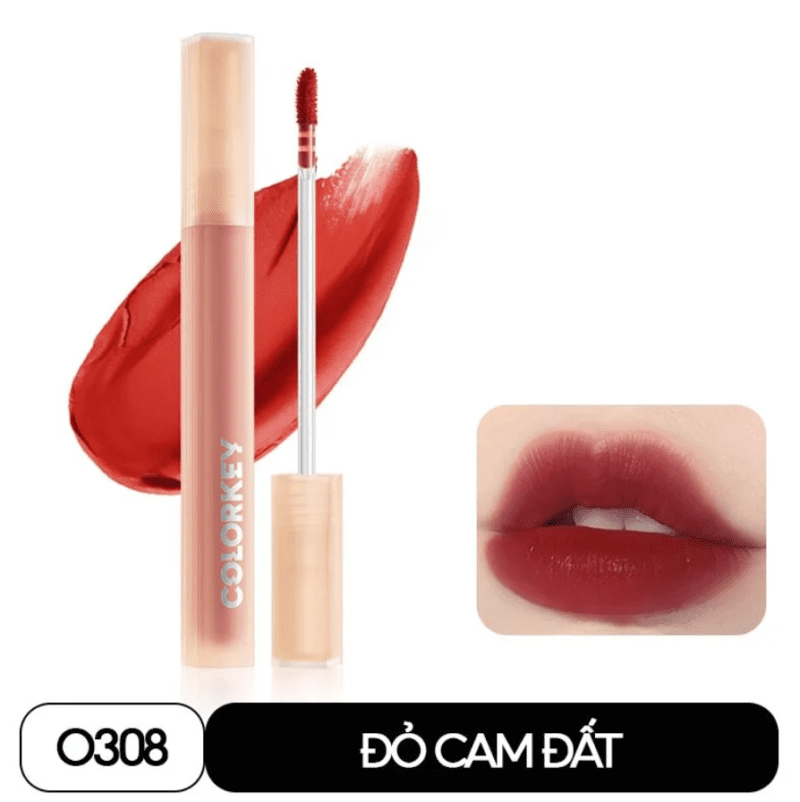 Son Kem Lì Colorkey O308 Đỏ Cam Đất 1.8g
